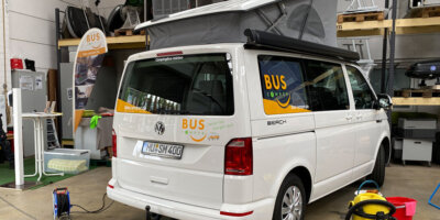 Reinigung abgeschlossen, der Ozongenerator läuft