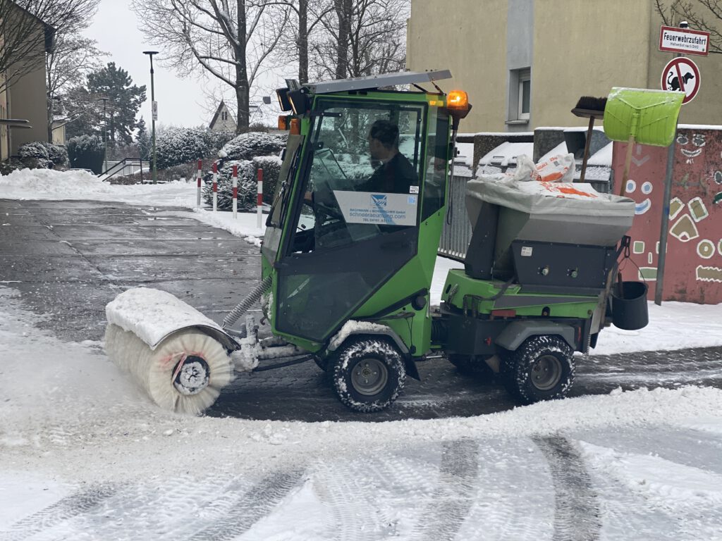 Schneeräumung mit dem Egholm