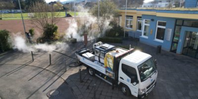 Flächenreinigung im Bereich der Stadtverwaltung Büdingen Flächenreinigung im Bereich der Stadtverwaltung Büdingen