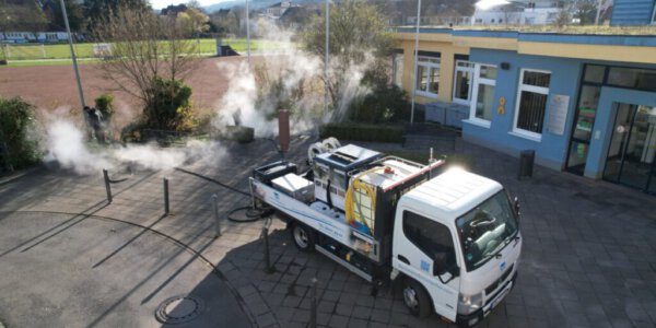 Flächenreinigung im Bereich der Stadtverwaltung Büdingen Flächenreinigung im Bereich der Stadtverwaltung Büdingen