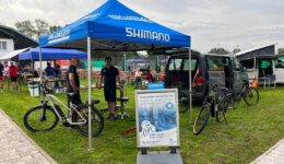 Am Stand von 2rad-cicle konnte man sein Fahrrad auf Schwachstellen checken und sich beraten lassen